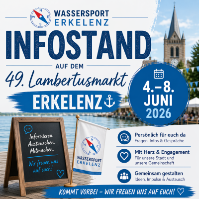 Infostand auf dem 49. Lambertusmarkt mit großer Kirmes - Infostand auf dem 49. Lambertusmarkt mit großer Kirmes