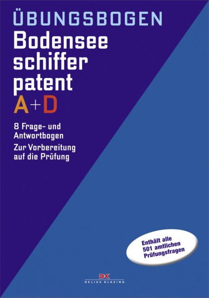 Übungsbogen Bodensee-Schifferpatent A + D